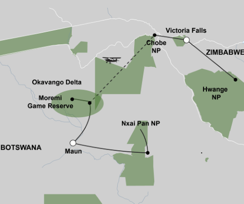 Klik op de afbeelding voor een vergroting groepsreis de hoogtepunten van botswana & zimbabwe.png