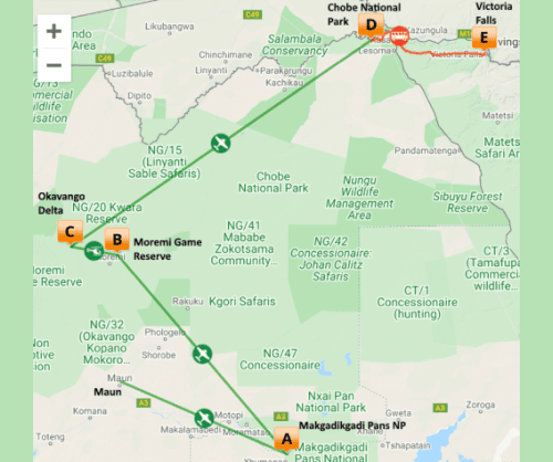 Klik op de afbeelding voor een vergroting fly-in safari desert & delta safari cape to vic falls.png