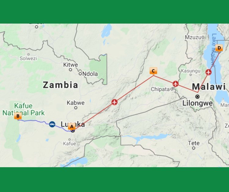 Klik op de afbeelding voor een vergroting fly-in safari afrika - onbekend kafue, wildrijk south luangwa en strand malawi.jpg