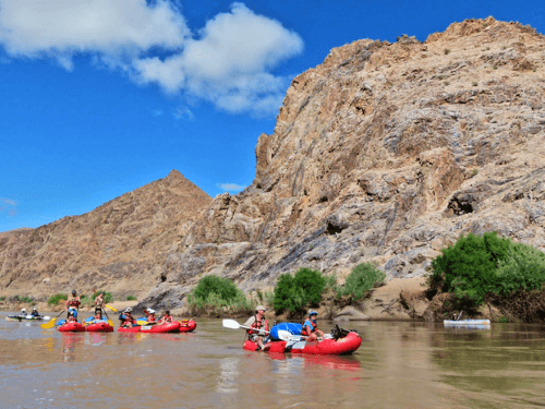 Klik op de afbeelding voor een vergroting orange river canoe