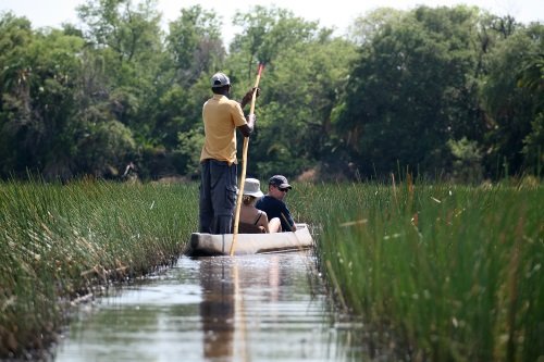 Klik op de afbeelding voor een vergroting Okavango Delta a
