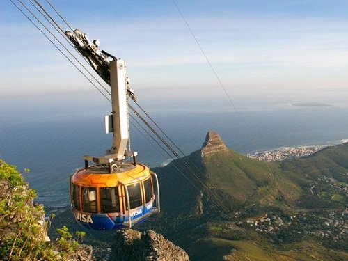 Klik op de afbeelding voor een vergroting Tafelberg kabelbaan