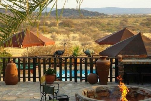 Rustig Toko Lodge uitzicht