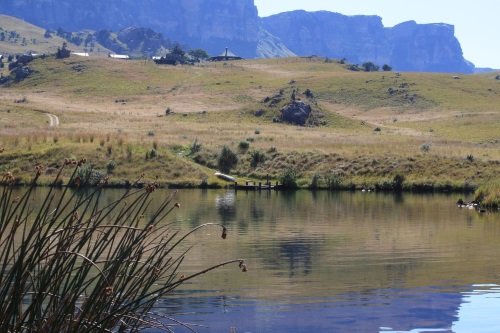 Klik op de afbeelding voor een vergroting Greenfire Lodge Drakensberg omgeving