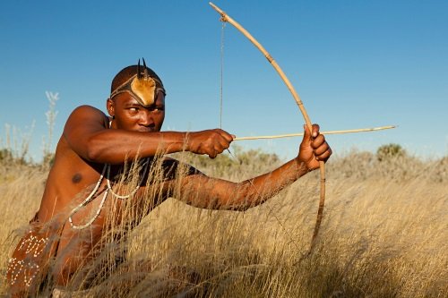 Klik op de afbeelding voor een vergroting Kalahari Bush Men 001