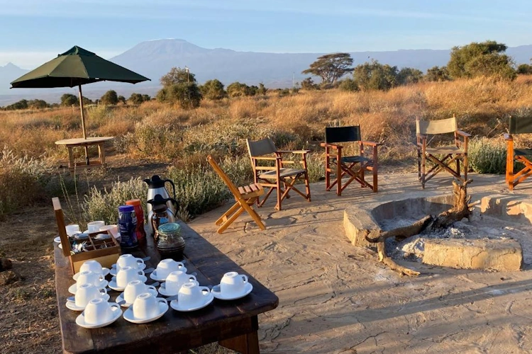 Amboseli Discovery Camp thea time.webp