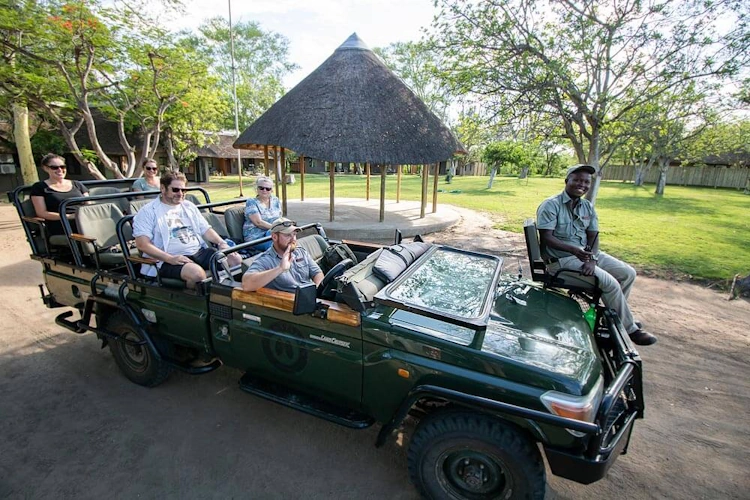 Xanatseni Private Camp game drive.webp