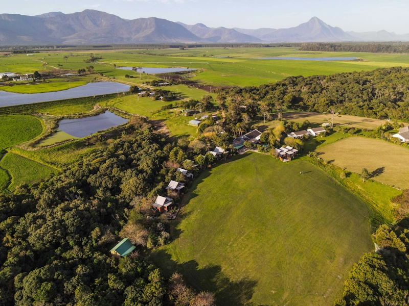 Misty Mountain Reserve Ocean View Family Lodge overzicht boven.webp